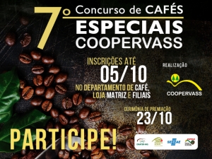 7º Concurso de Cafés Especiais COOPERVASS
