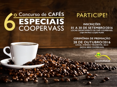 6º Concurso de Cafés Especiais Coopervass